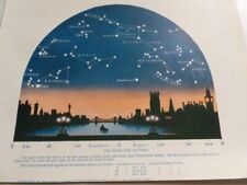 1923 OCTOBER STARS Constellation Astronomy Cityscape Westminster Bridge London picture