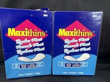 Maxithins Regular Size Feminine Pad Vintage NOS 2002 General Store Prop picture
