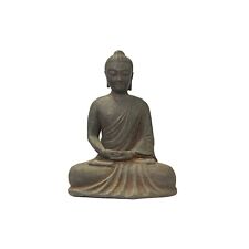 Iron Rustic Sitting Buddha Gautama Amitabha Shakyamuni Statue ws3569 picture