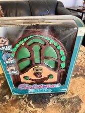 Vintage 2000 Telco Motionette Talking Singing Animated Christmas Radio, see desc picture