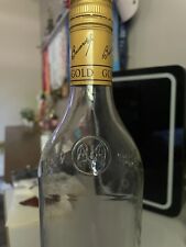 vintage 1862 bacardi GOLD glass bottle picture
