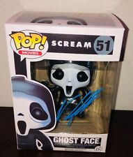 Neve Campbell Sidney Prescott Scream Ghost Face #51 Signed Funko Pop PSA RARE C picture