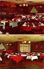 Vtg Watertown New York NY Benny's Steak House Restaurant Dining Room Postcard picture