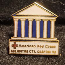 Arlington County Chapter VA Virginia American Red Cross gold tone pin lapel vest picture