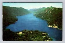 WA-Washington, Lake Crescent From Storm King Mountain, Vintage c1956 Postcard picture
