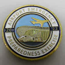 INDIANAPOLIS AIRPORT AUTHORITY AIRPORT EMERGENCY CHALLENGE COIN picture