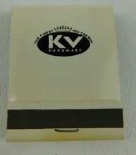 KV Hardware Knape Vogt Grand Rapids Michigan Full Unstruck Vintage Matchbook Ad picture