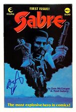 Sabre #1 Signed by Paul Gulacy Eclipse Comics picture