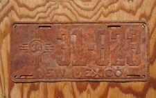 1934 New Mexico PASSENGER License Plate picture