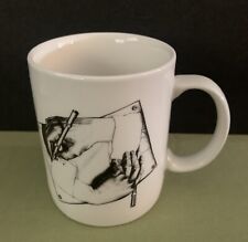 Vintage 1991 MC Escher 1898-1972 Art Mug Ceramic Cup Andazia Holland EUC picture