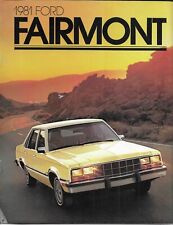 Vintage 1981 Ford Fairmont Original Dealership Sales Brochure 15 pages NOS picture