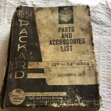 1949-54 Packard Parts & Accessories List,as is condition picture