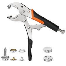 Sopnom Heavy Duty Snap Fasteners Tool Adjustable Snap Buttons Kit Tool Vice-G... picture