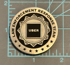 UBER Law Enforcement Response Team ~ Police Sheriff Agent ~ Challenge Coin RARE  picture