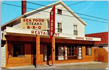 Biard's Reataurant Perce Quebec Canada Seafood Steaks Dining Room Postcard picture