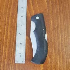 GERBER 650 Gator Lockback Folding Pocket Knife MADE IN USA Rubber Grip picture