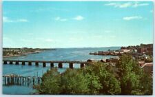 Postcard - View of the shore line - Belfast, Maine picture
