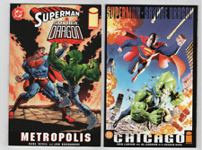 Superman Savage Dragon Chicago/Metropolis 1 Complete Set Run Alex Ross Vs Versus picture