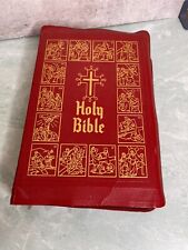 Vintage 1950 Holy Bible Catholic Press home edition John P O’Connell picture