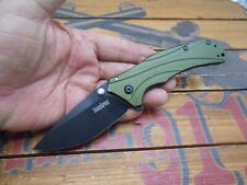 Kershaw Knockout 1870OLBLK Assisted Open Pocket Knife Plain Edge Blade USA picture