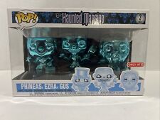 Funko POP Disney Haunted Mansion Phineas, Ezra & Gus Chrome 3 Pack Target Excsv picture