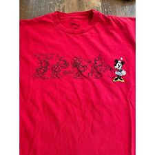 Disney Minnie Mouse Red Short Sleeve T-Shirt Men’s XL picture
