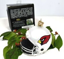 Old World Christmas- New w/Box NFL Arizona Cardinals Blown Glass Helmet Ornament picture