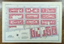 Vintage 1934 EAST VILLAGE MANHATTAN NEW YORK CITY NY ~ BROMLEY Land Map NOHO picture