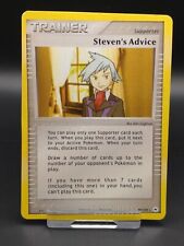 Steven's Advice 92/101 EX Hidden Legends Pokemon Card Original Vintage 2004 MP picture