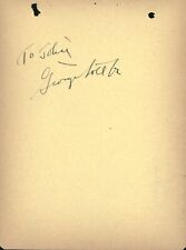 1937 Tennis Star George Lott Jr. Autograph picture