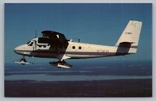 Air Tindi DeHavilland DHC-6 Twin Otter 300 C-GMAS Aircraft NWT Vtg Postcard P9 picture
