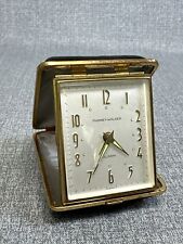 Vintage Phinney Walker Travel Alarm Clock Germany Made Radium Face WORKS GREAT picture