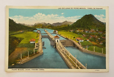 Vintage Postcard Pedro Miguel Locks, Panama Canal picture