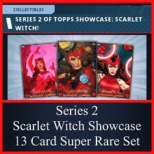 SERIES 2  SCARLET WITCH SHOWCASE 13 CARD SUPER RARE SET-TOPPS MARVEL COLLECT picture