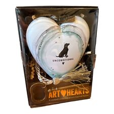 Demdaco Art Hearts Unconditional Dog Lover with Key White New in Box picture