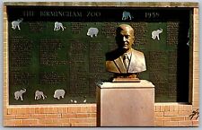 Vtg Birmingham Alabama AL Bust Jimmy Morgan Zoo Former Mayor Postcard picture