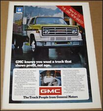 1973 GMC Truck Print Ad Vintage Car Automobile Advertisement General Motors picture
