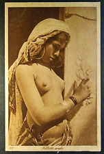 Lehnert & Landrock Africa Fillette Arabe nude original c1910-1920s postcard #212 picture