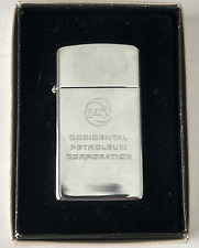 1981 ZIPPO Slim HP Advertising OXY Unfired Lighter with Original Box picture