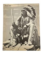 Acee Blue Eagle Vintage JUMBO POST CARD JAN-ACE - AMERICAN INDIAN NATIVE ARTIST picture