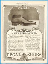 1918 Regal Shoe Co Boston MA Vintage Men's Fashion Style Feel Good Shoes Ad picture