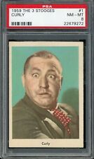 1959 Fleer The 3 Stooges #1 Curly PSA 8 picture