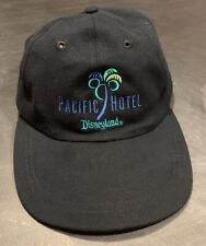 VTG 90s Disney Disneyland Pacific Hotel Strap Back Hat Pixar Place NOS Long Bill picture