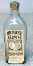Antique Dr. Miles Restorative Nervine, 8 1/2