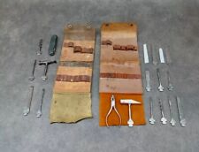2 Vintage German Bonsa Multi Tool Kits with Original Leather Cases picture