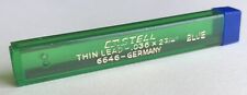 Vintage Faber Castell Mechanical Pencil Lead BLUE .9mm 9pk NOS Tube Germany picture