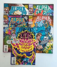 Lot Of 5 1993 Marvel Alpha Flight Comics #122-126 VF/NM picture