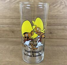Slow (Slo) Poke Rodriguez & Speedy Gonzalez Collectible Glass 1994 Looney Tunes picture