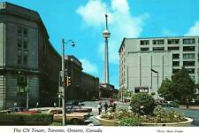 CONTINENTAL SIZE POSTCARD THE CN TOWER TORONTO ONTARIO CANDA c. 1970 picture
