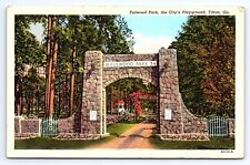 Postcard Fulwood Park Tifton GA Georgia City's Playground picture